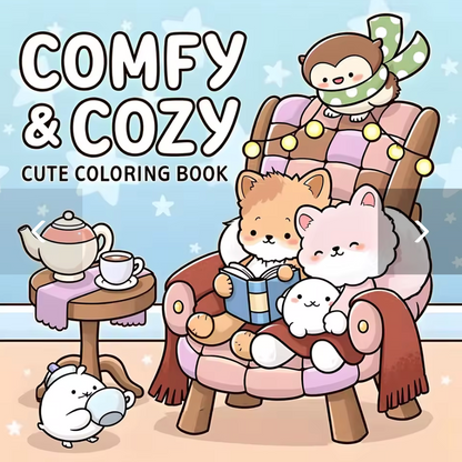 Cuaderno de colorear Comfy & Cosy