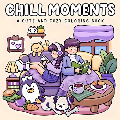 Cuaderno de colorear Chill Moments
