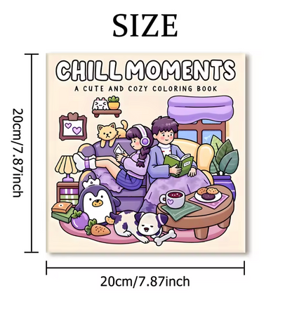 Cuaderno de colorear Chill Moments