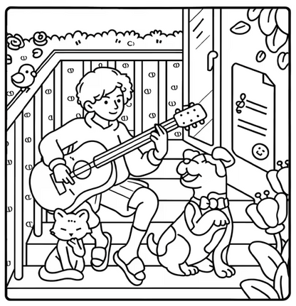 Cuaderno de colorear Chill Moments