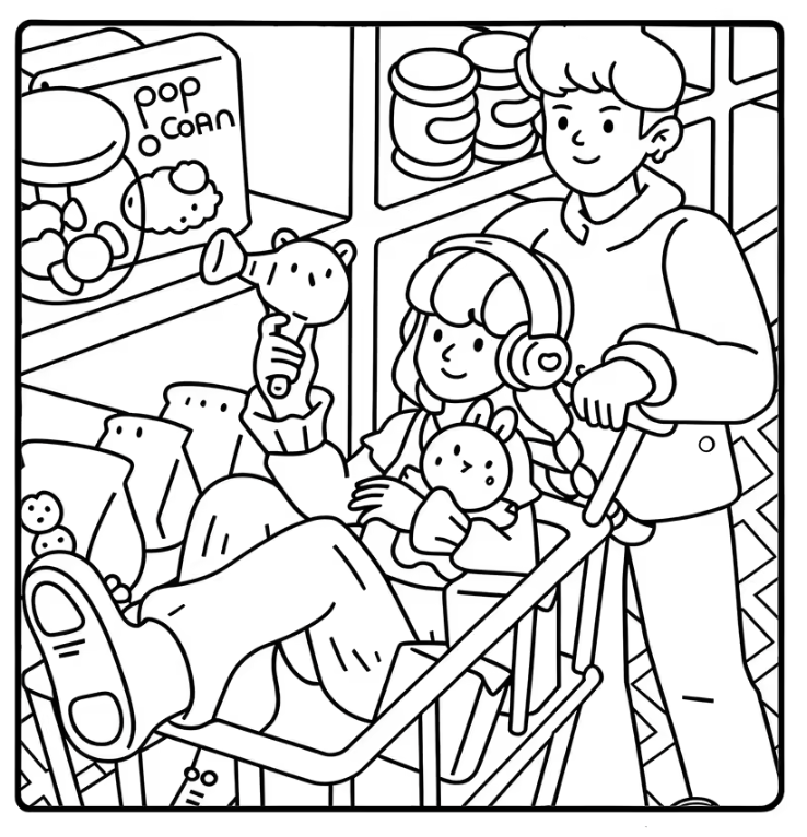 Cuaderno de colorear Chill Moments