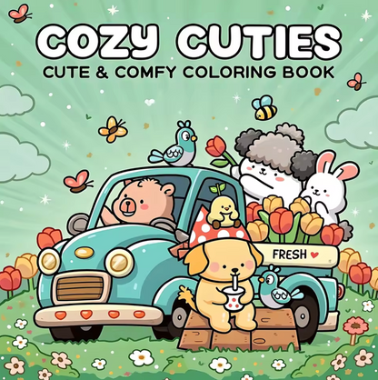 Libro de colorear Cozy Cuties