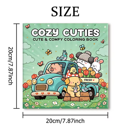 Libro de colorear Cozy Cuties
