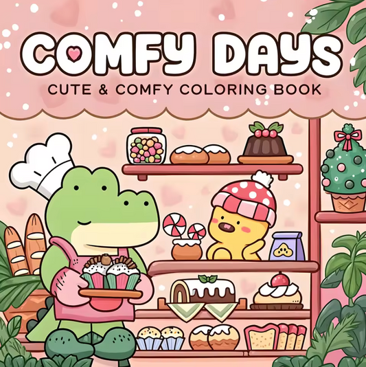 Libro de colorear Comfy Days