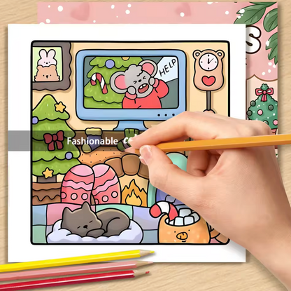 Libro de colorear Comfy Days