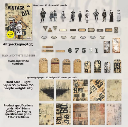 Kit de 55 piezas - Retro