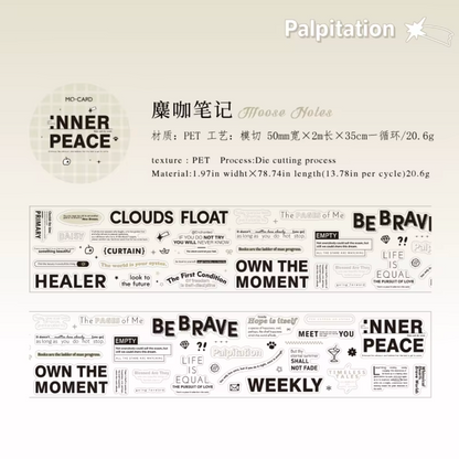 Rollo de stickers Palabras & frases