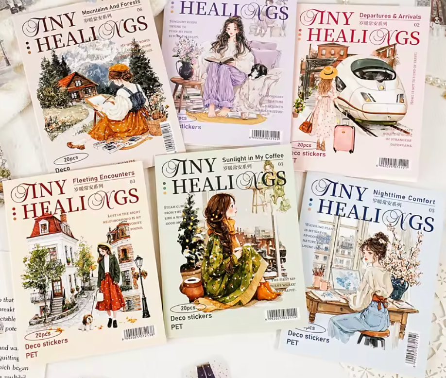 20 Stickers Tiny Healing