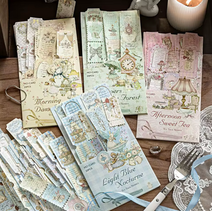 20 Tiras Light colors con foil dorado