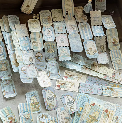 20 Tiras Light colors con foil dorado