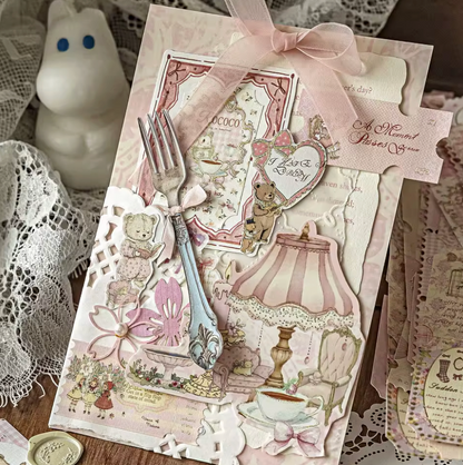 20 Tiras Light colors con foil dorado