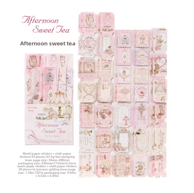 20 Tiras Light colors con foil dorado