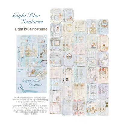 20 Tiras Light colors con foil dorado