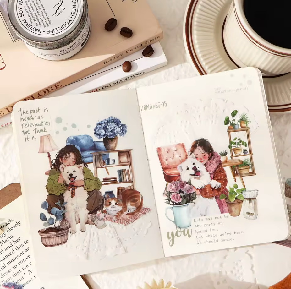 Libro de Stickers Mascotas & Animales