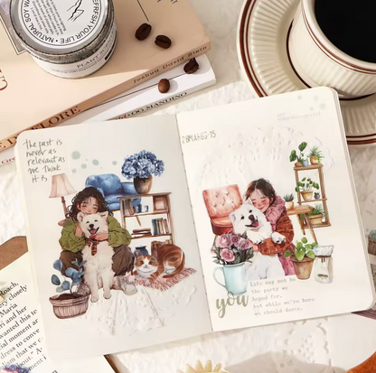 Libro de Stickers Mascotas & Animales