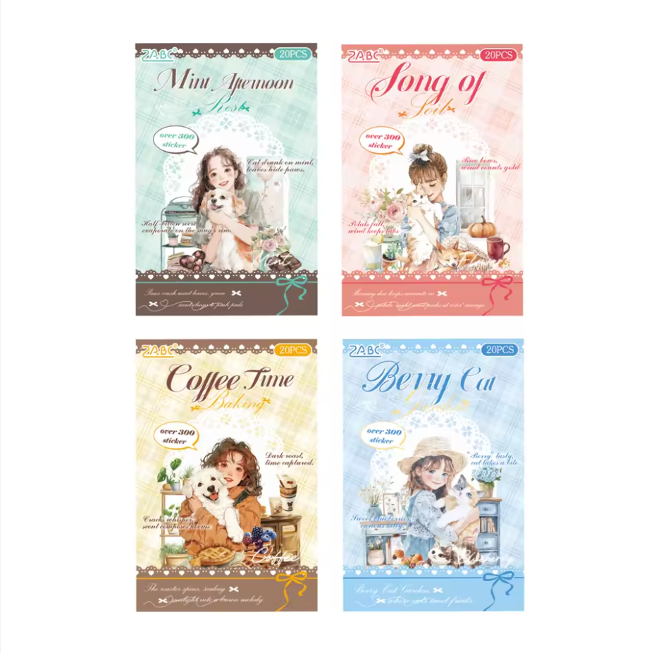 Libro de Stickers Mascotas & Animales