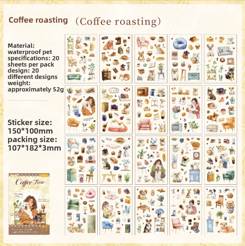 Libro de Stickers Mascotas & Animales