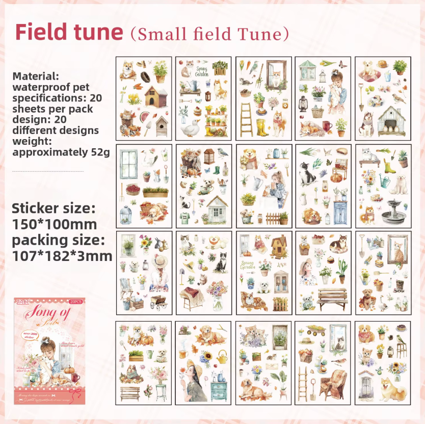 Libro de Stickers Mascotas & Animales