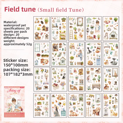 Libro de Stickers Mascotas & Animales