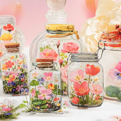 15 Stickers de Frascos Grandes