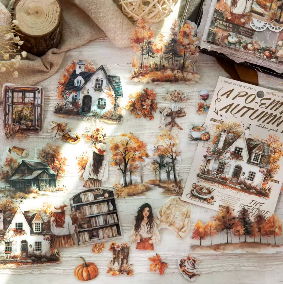 30 Stickers de otoño