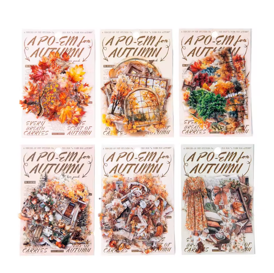 30 Stickers de otoño