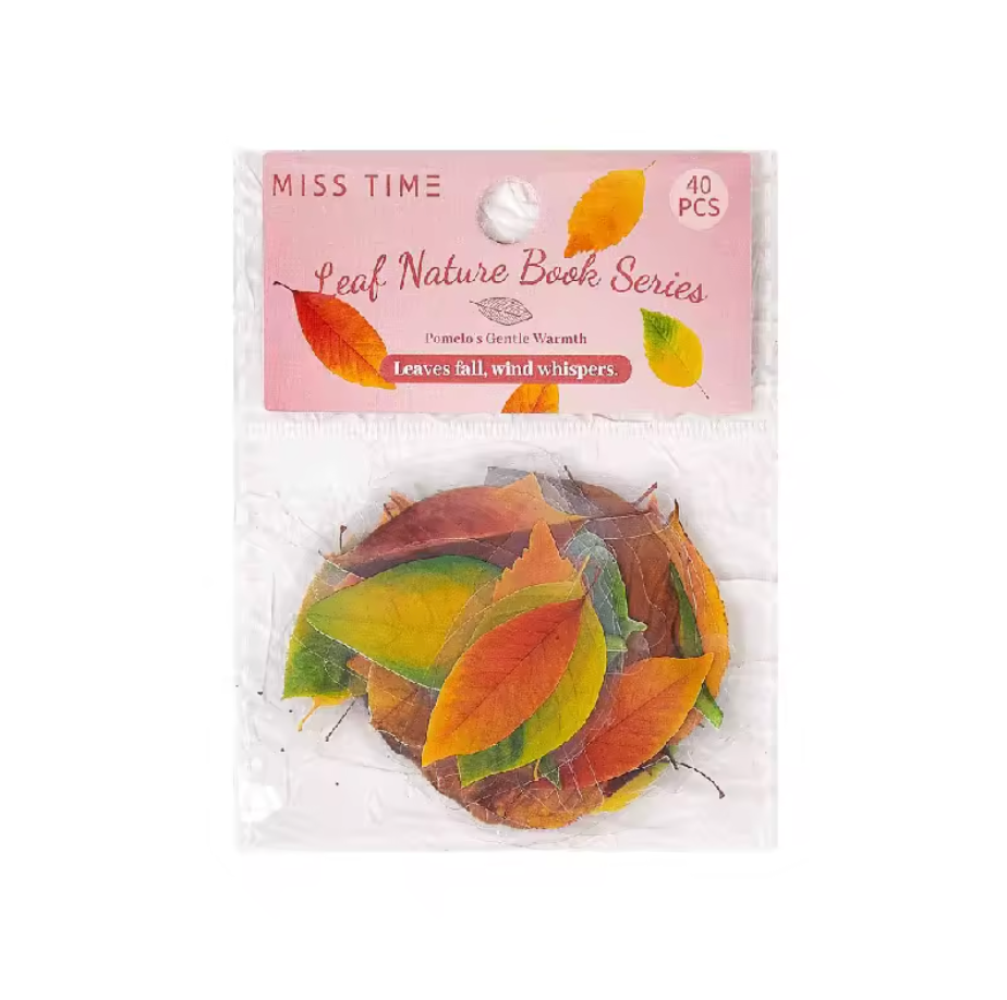 40 Stickers Hojas Arboles Otoño