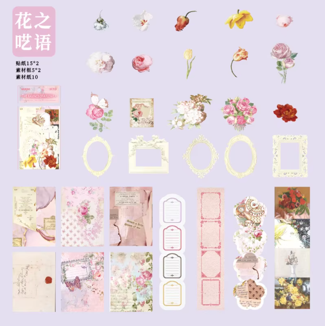 Kit de 50 piezas Murro Mariposas & Marcos