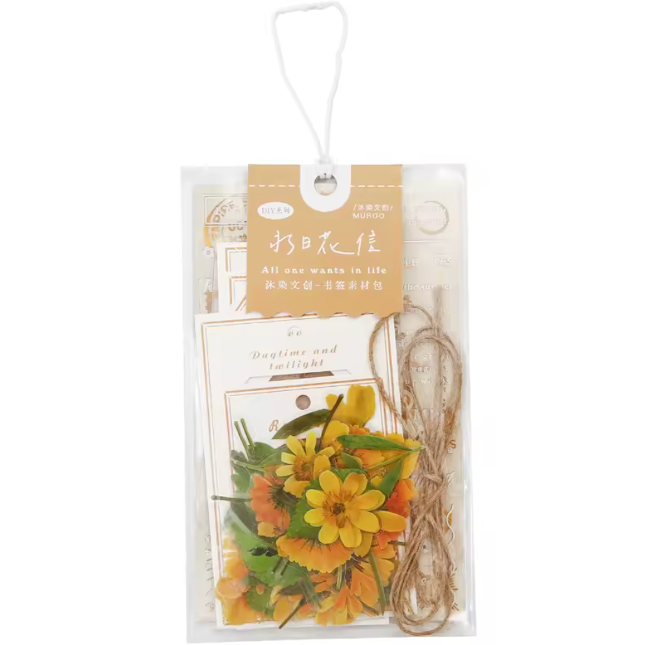 Kit de 54 piezas Flores & marcos foil holografico