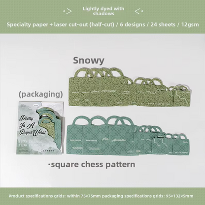 20 Cartulinas Formas con relieve & hoyitos