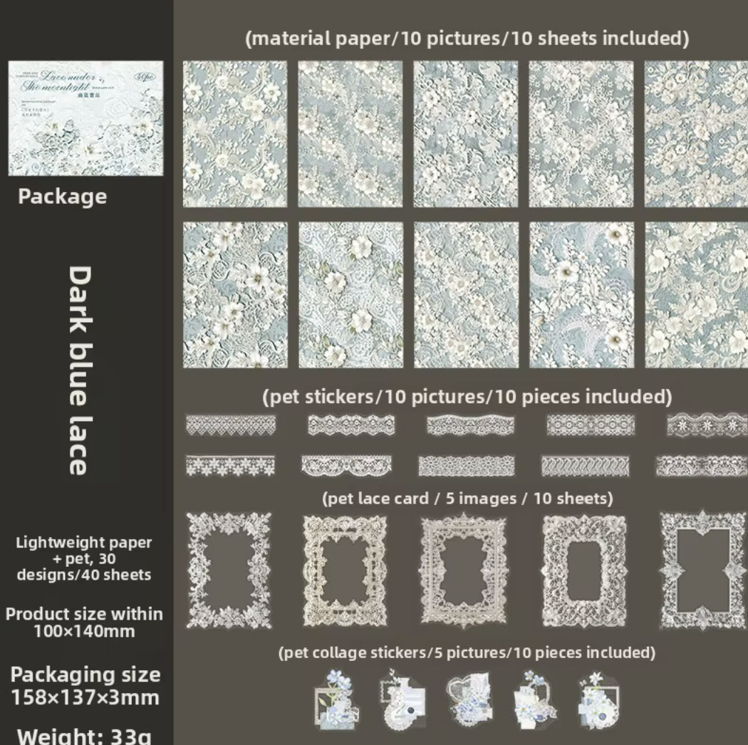 Kit de 40 piezas Encajes