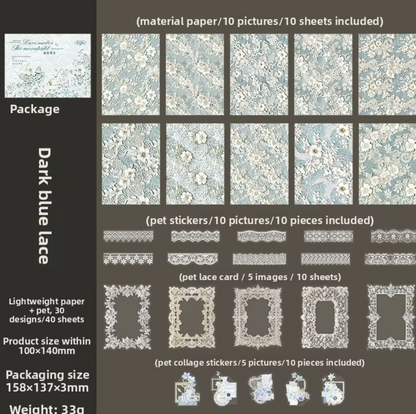 Kit de 40 piezas Encajes