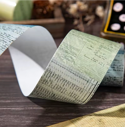 Washi Tape Vintage con Diseño de tickets