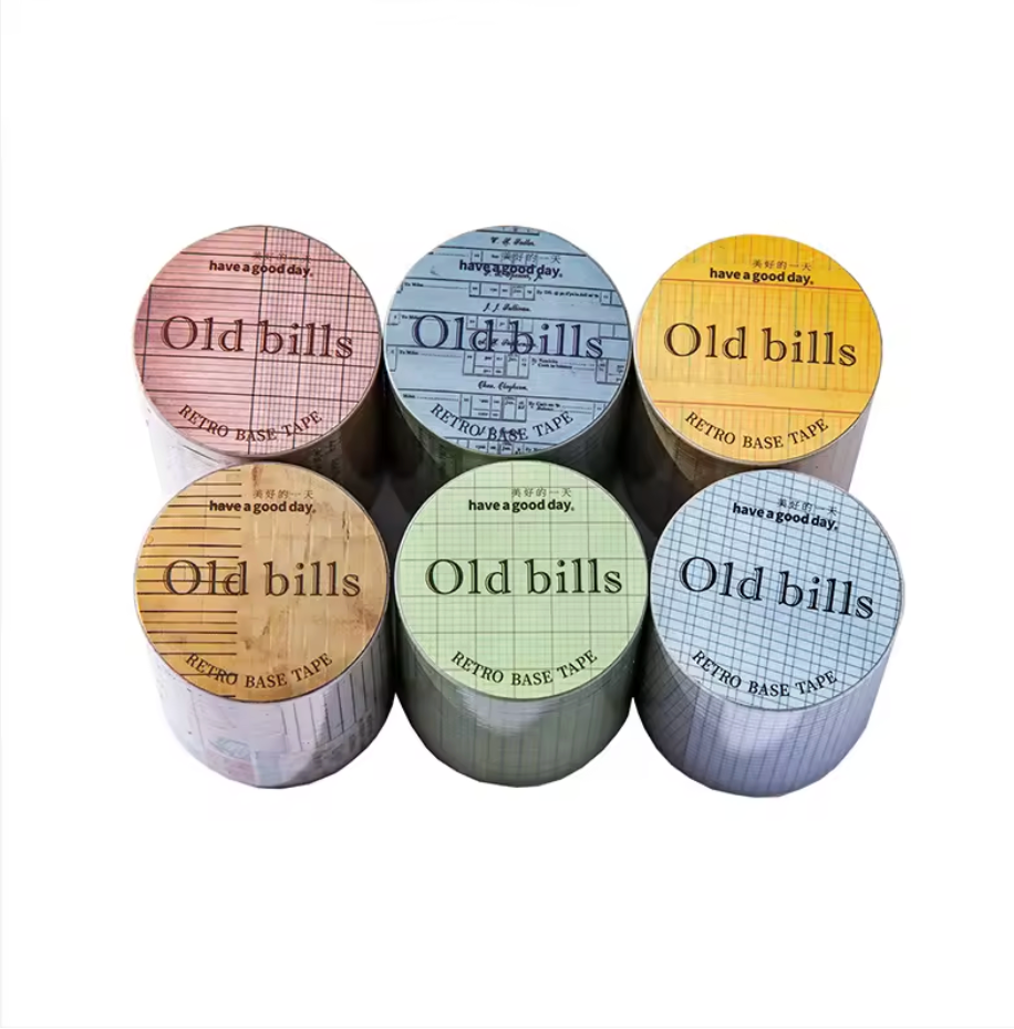 Washi Tape Vintage con Diseño de tickets