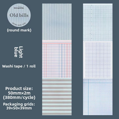 Washi Tape Vintage con Diseño de tickets
