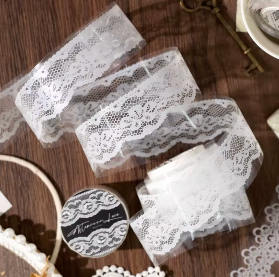 Washi Tape Ancho Encaje