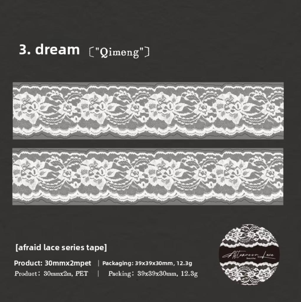 Washi Tape Ancho Encaje