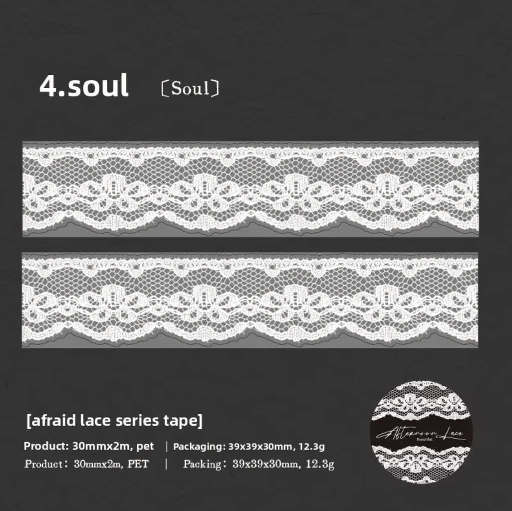 Washi Tape Ancho Encaje