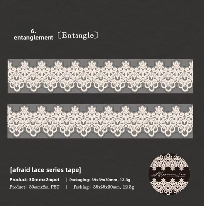 Washi Tape Ancho Encaje