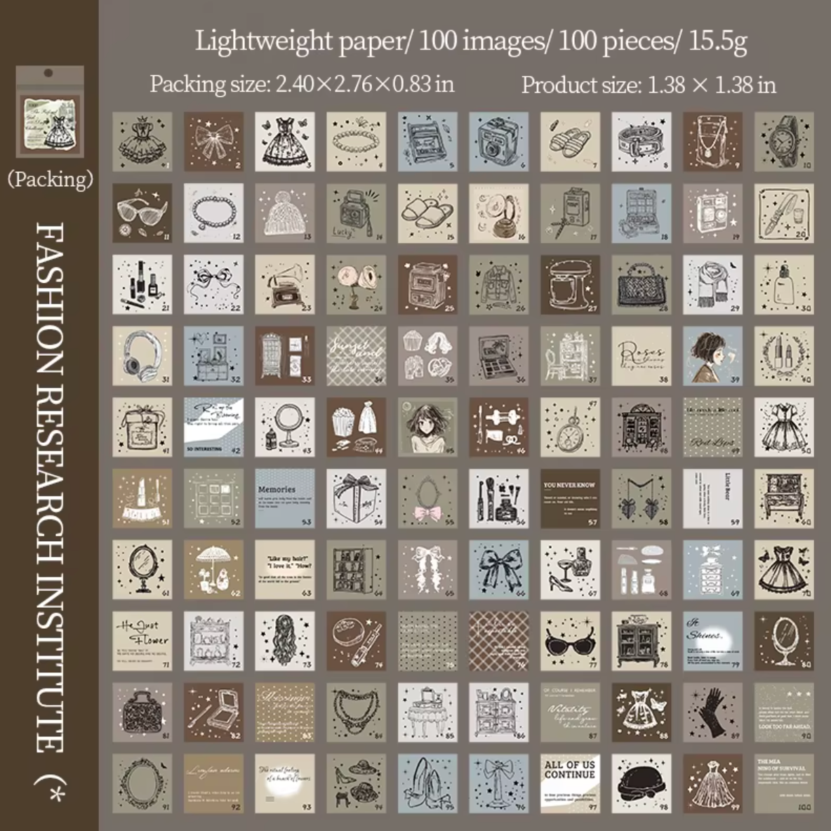 Librito Cuadrado 100 paginas