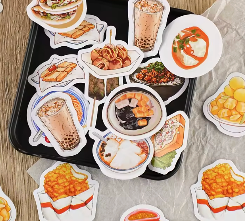 Cajita de Stickers Comida
