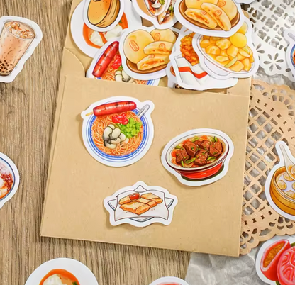 Cajita de Stickers Comida
