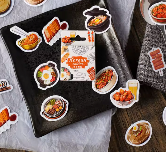 Cajita de Stickers Korean Food
