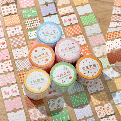 Rollo de Stickers Label Glitter
