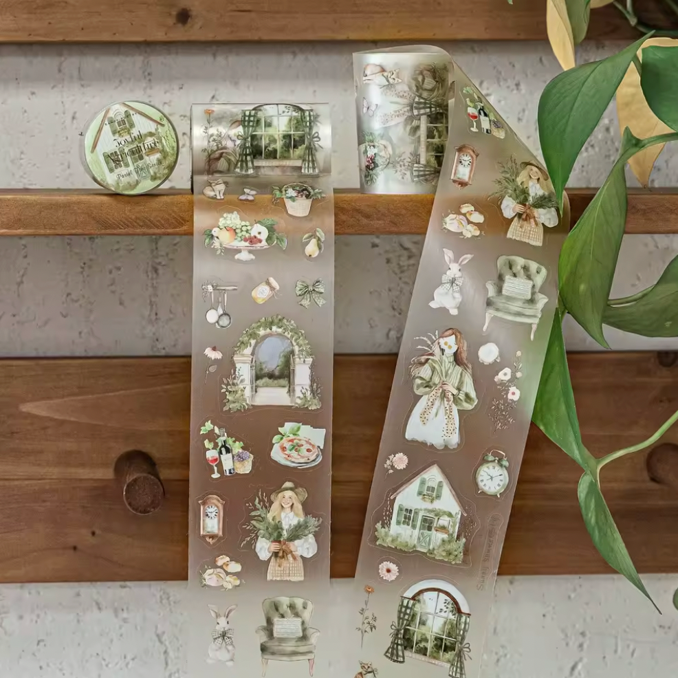 6 Rollos de Stickers - Serie Pastel Time