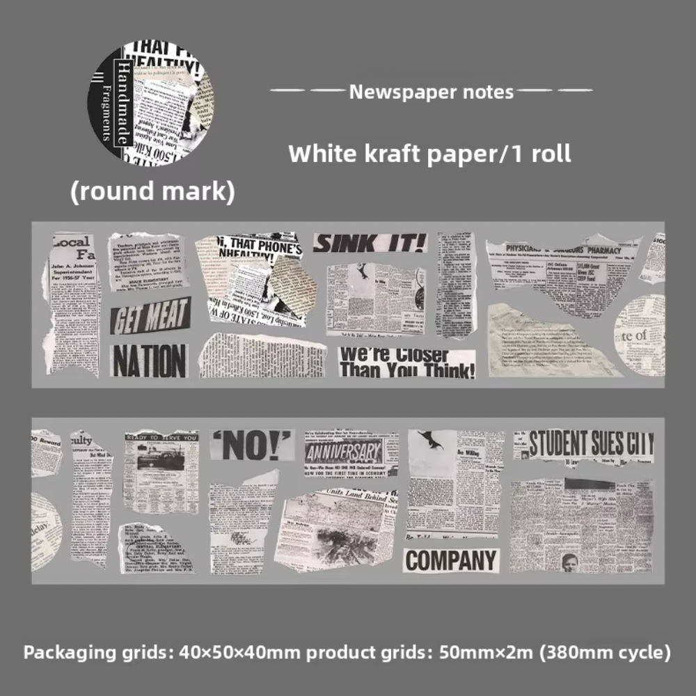 Rollo de Stickers Patterns - Handmade Fragments