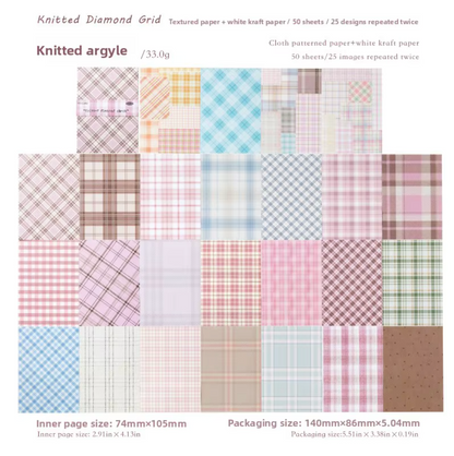 50 Papeles Vintage Cuadros estilo tela