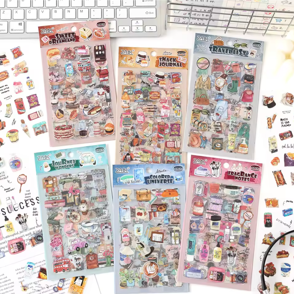 36 Hojas de Stickers