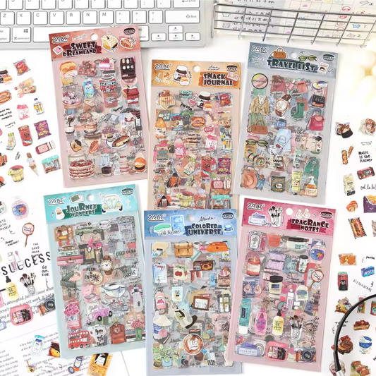 36 Hojas de Stickers