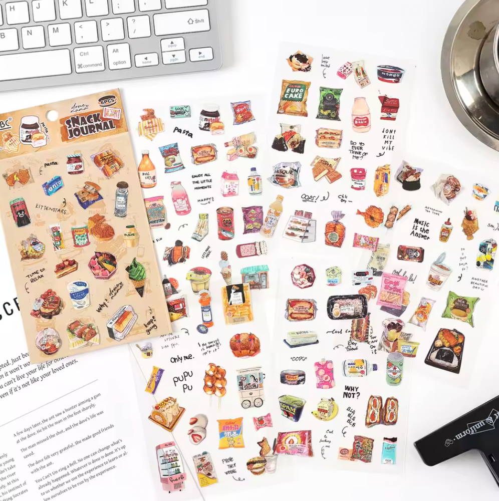 36 Hojas de Stickers